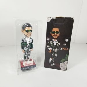 TX Rangers Martin Perez Bobblehead Floral Tuxedo Game Giveaway Chickfila
